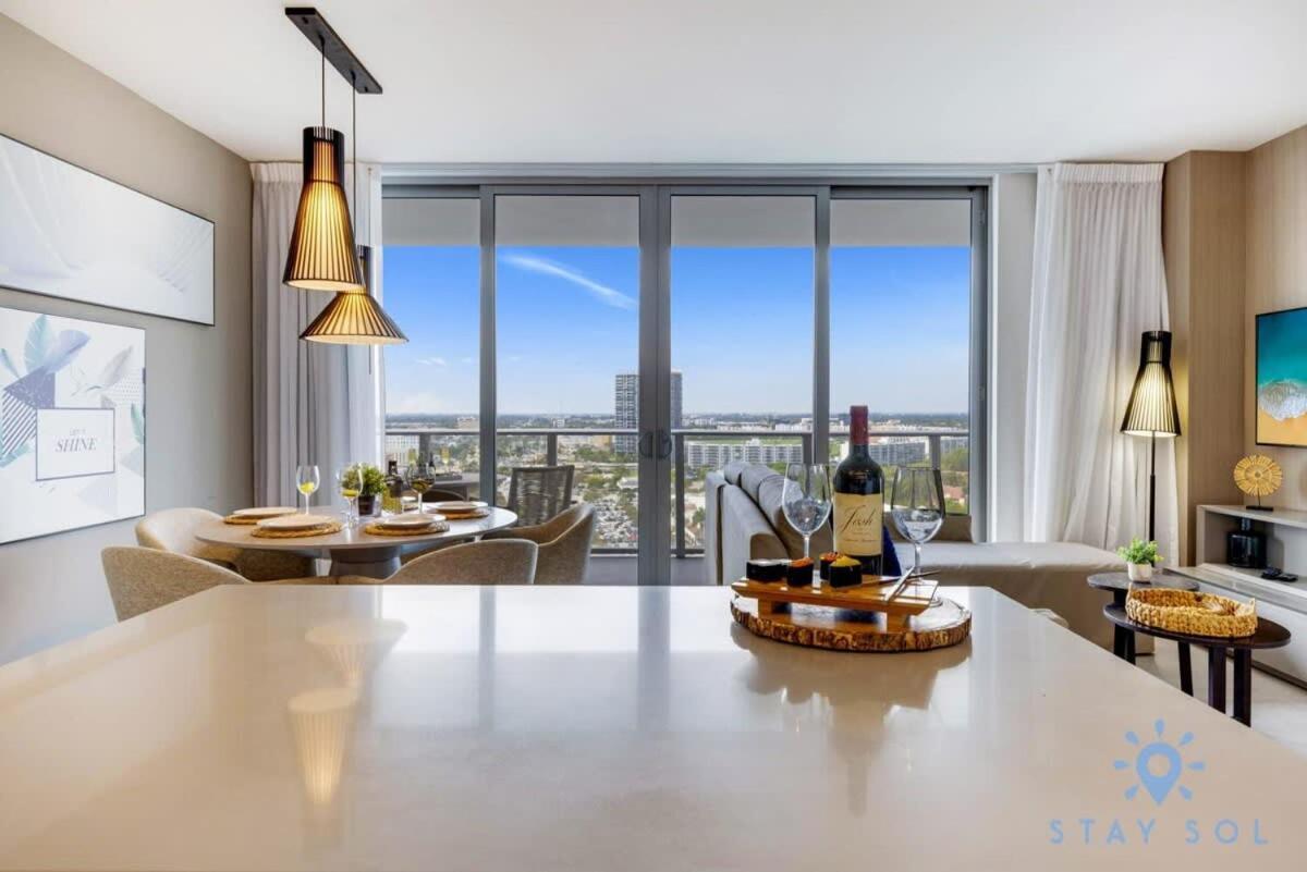 Luxury 1Br-Front Intracoastal View Balcony - Pools Apartment Hollywood Exterior foto