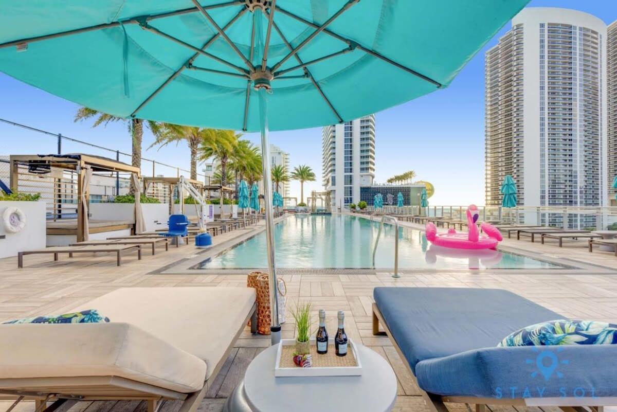 Luxury 1Br-Front Intracoastal View Balcony - Pools Apartment Hollywood Exterior foto