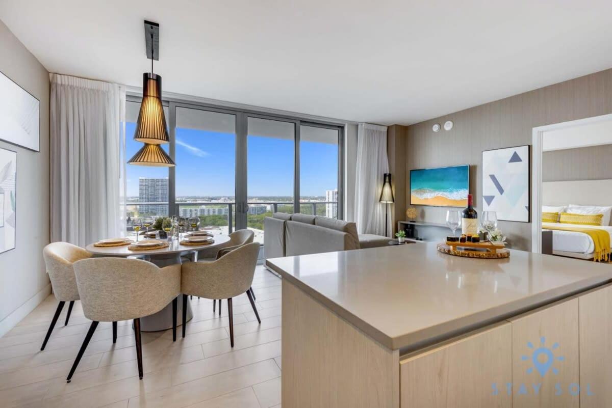 Luxury 1Br-Front Intracoastal View Balcony - Pools Apartment Hollywood Exterior foto