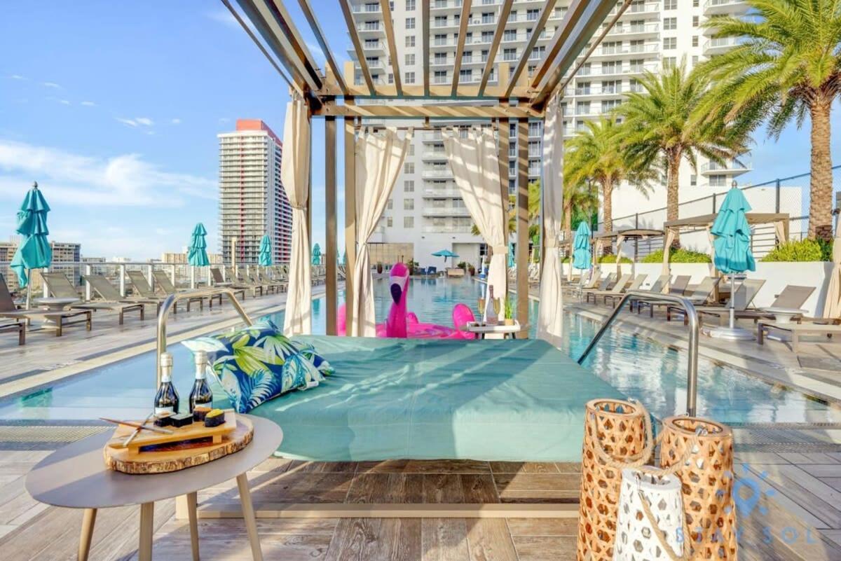 Luxury 1Br-Front Intracoastal View Balcony - Pools Apartment Hollywood Exterior foto