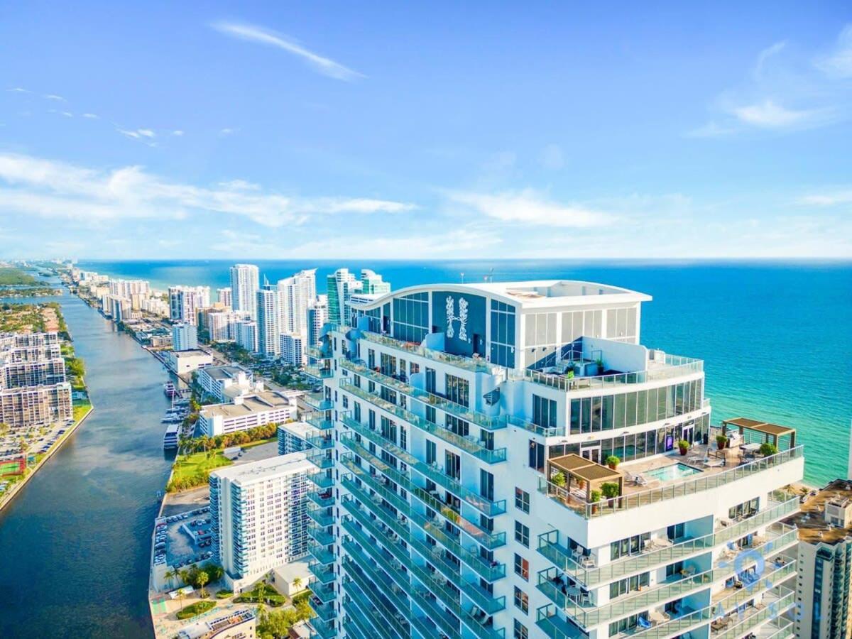 Luxury 1Br-Front Intracoastal View Balcony - Pools Apartment Hollywood Exterior foto