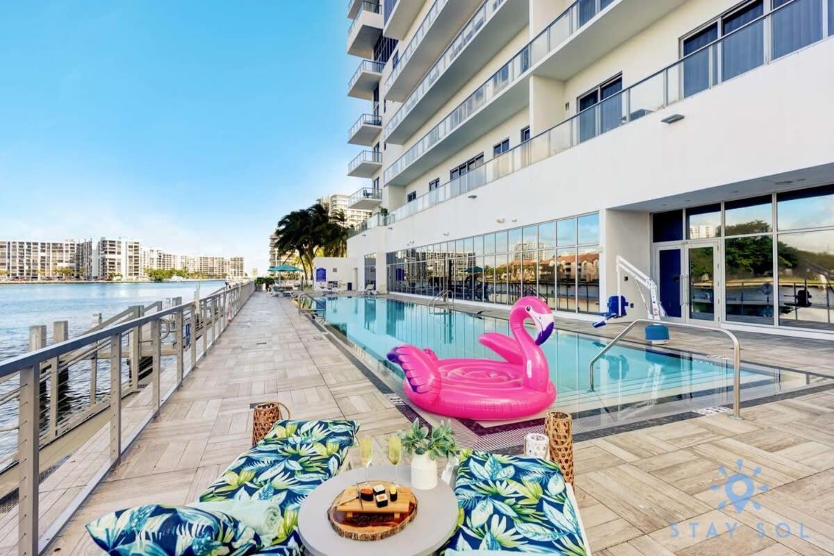 Luxury 1Br-Front Intracoastal View Balcony - Pools Apartment Hollywood Exterior foto