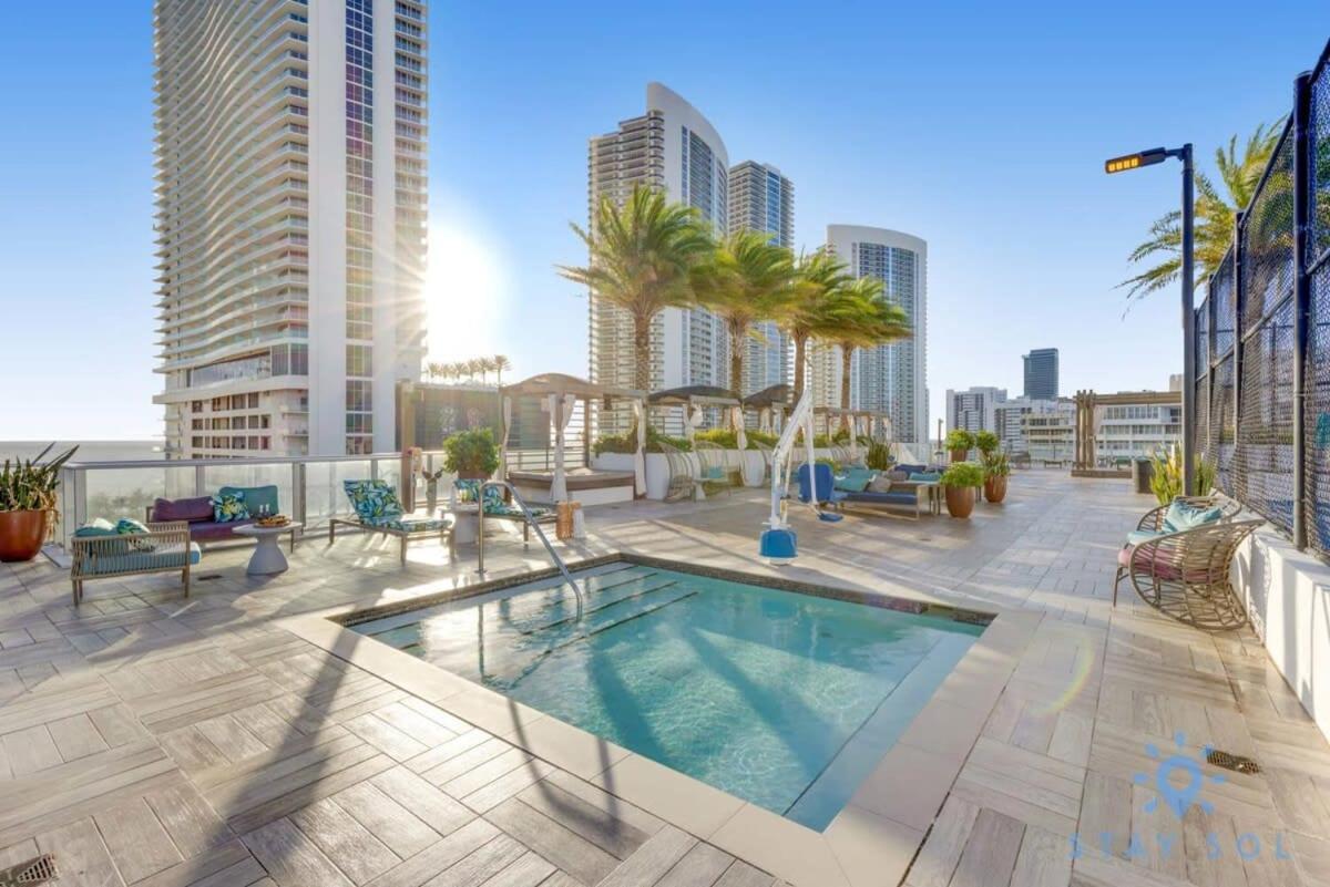 Luxury 1Br-Front Intracoastal View Balcony - Pools Apartment Hollywood Exterior foto