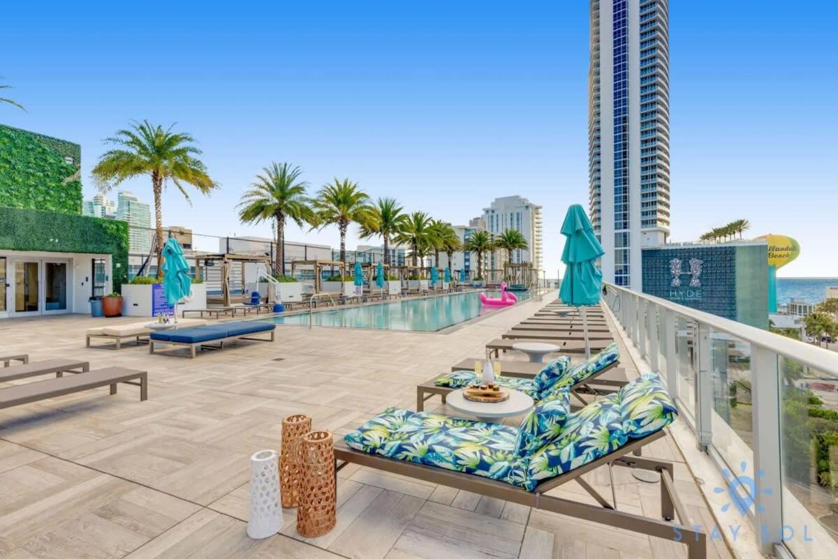 Luxury 1Br-Front Intracoastal View Balcony - Pools Apartment Hollywood Exterior foto