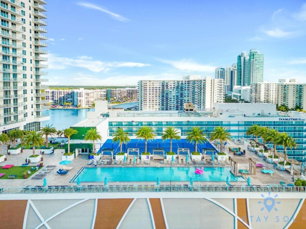 Luxury 1Br-Front Intracoastal View Balcony - Pools Apartment Hollywood Exterior foto