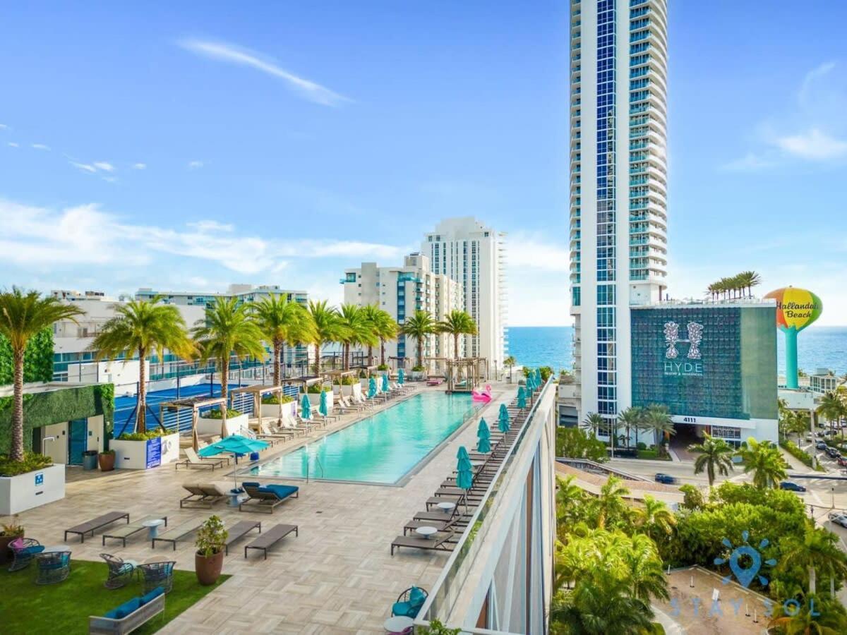 Luxury 1Br-Front Intracoastal View Balcony - Pools Apartment Hollywood Exterior foto