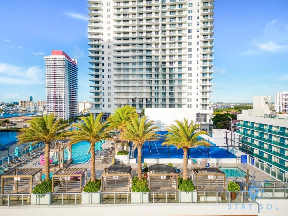 Luxury 1Br-Front Intracoastal View Balcony - Pools Apartment Hollywood Exterior foto