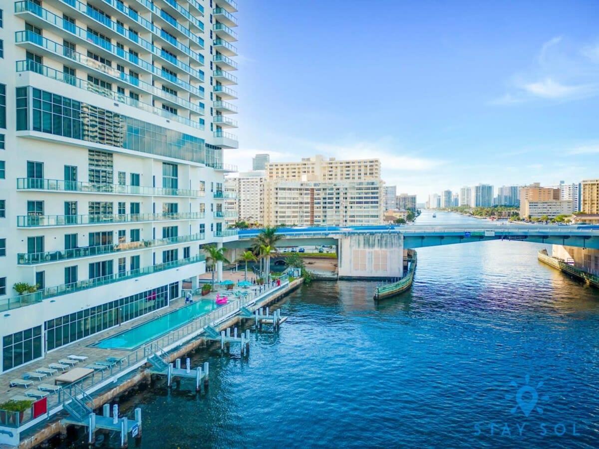 Luxury 1Br-Front Intracoastal View Balcony - Pools Apartment Hollywood Exterior foto