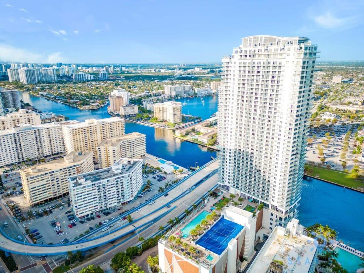 Luxury 1Br-Front Intracoastal View Balcony - Pools Apartment Hollywood Exterior foto