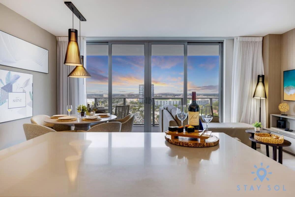 Luxury 1Br-Front Intracoastal View Balcony - Pools Apartment Hollywood Exterior foto