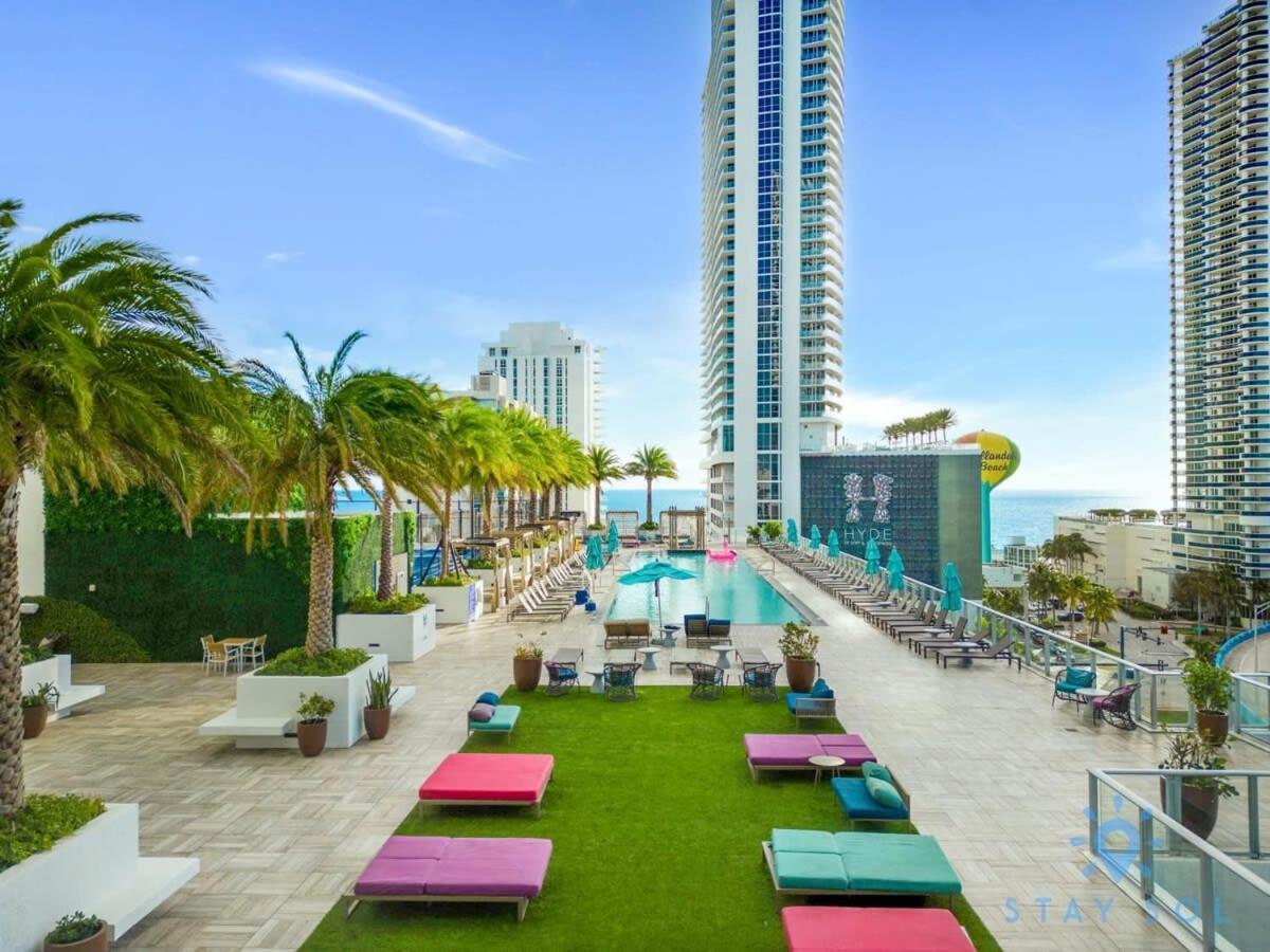 Luxury 1Br-Front Intracoastal View Balcony - Pools Apartment Hollywood Exterior foto