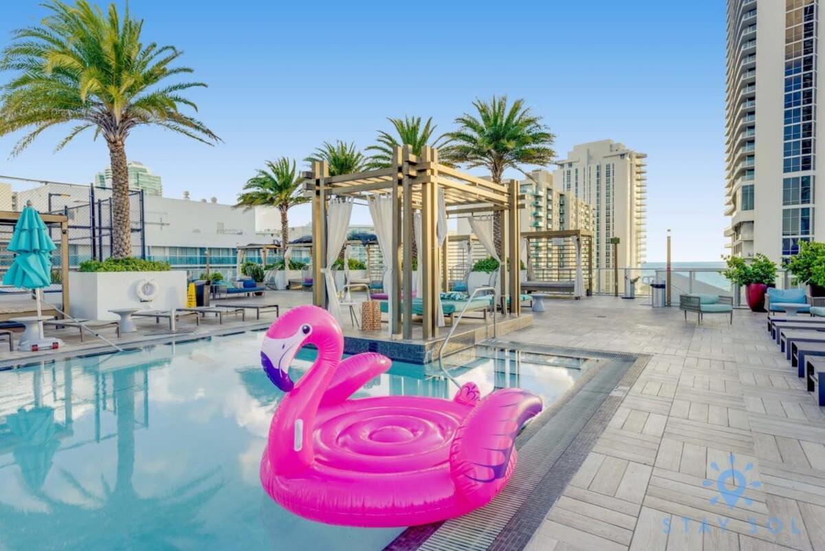 Luxury 1Br-Front Intracoastal View Balcony - Pools Apartment Hollywood Exterior foto